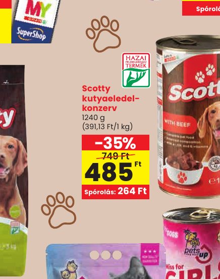 Scotty kutyaeledel- konzerv