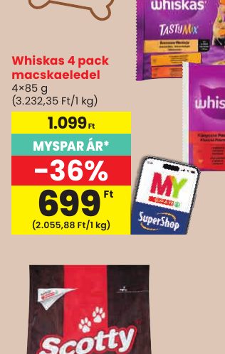 Whiskas 4 pack macskaeledel
