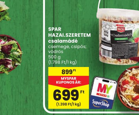 SPAR HAZAI.SZERETEM csalamádé