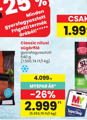 Classic nílusi sügérfilé