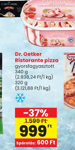 Dr. Oetker Ristorante pizza
