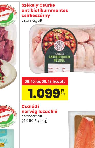 Székely Csürke antibiotikummentes csirkeszárny