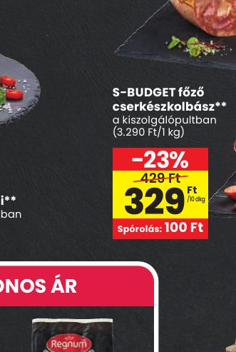 S-BUDGET főző cserkészkolbász**