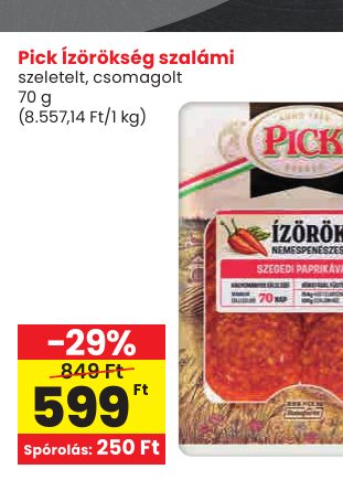 Pick Ízörökség szalámi