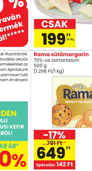 Rama sütőmargarin