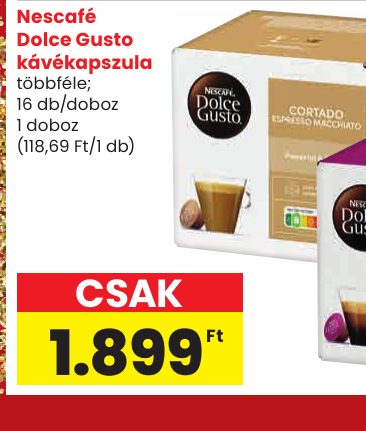 Nescafé Dolce Gusto kávékapszula