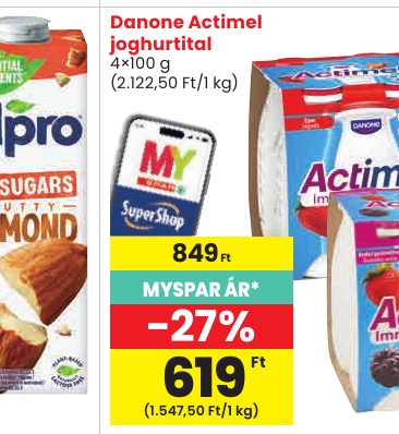 Danone Actimel joghurtital