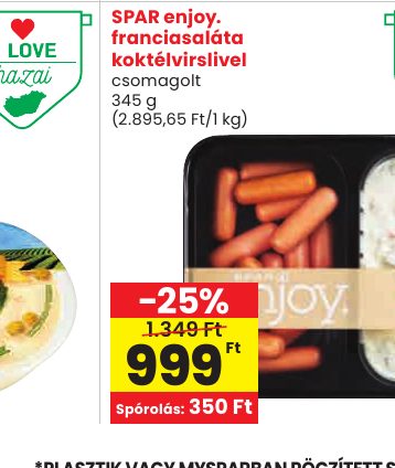 SPAR enjoy. franciasaláta koktélvirslivel