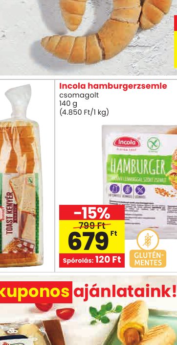 Incola hamburgerzsemle