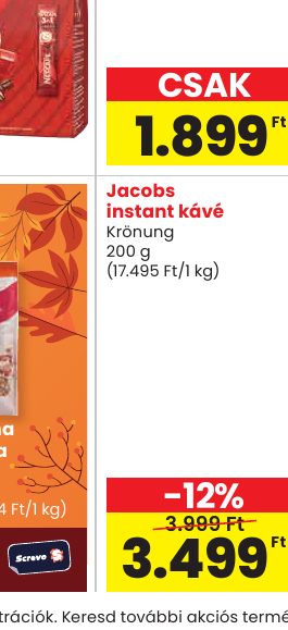 Jacobs instant kávé