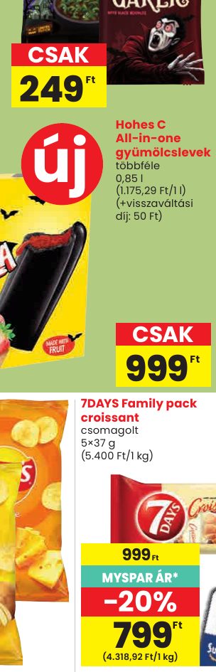 Hohes C All-in-one gyümölcslevek