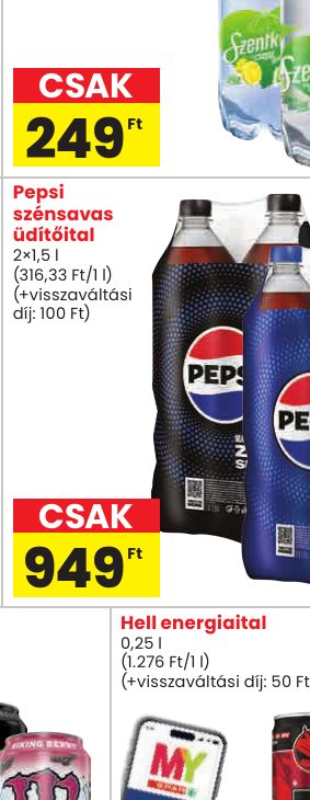 Pepsi szénsavas üdítőital