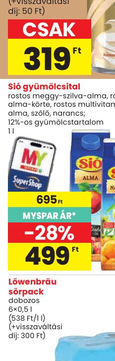 Sió gyümölcsital