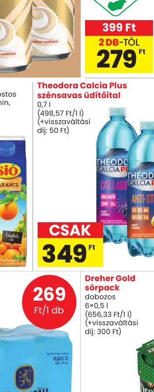 Theodora Calcia Plus szénsavas üdítőital