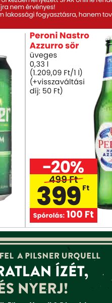 Peroni Nastro Azzurro sör