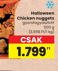 Halloween Chicken nuggets
