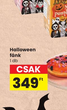 Halloween fánk
