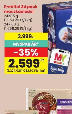 PreVital 24 pack macskaeledel