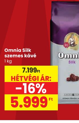 Omnia Silk szemes kávé