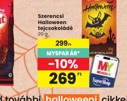 Szerencsi Halloween tejcsokoládé