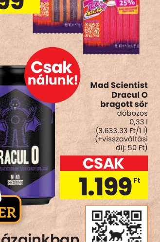 Mad Scientist Dracul O bragott sör