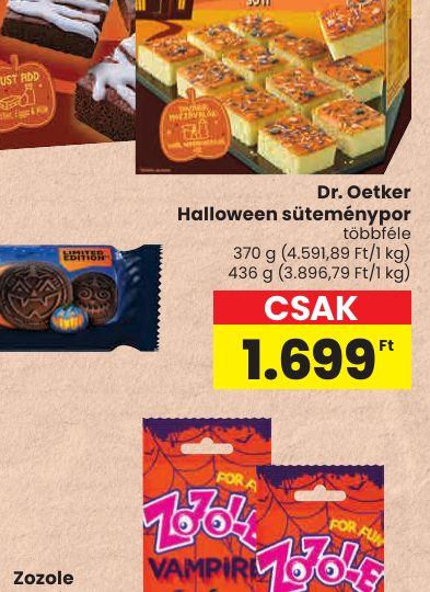 Dr. Oetker Halloween süteménypor