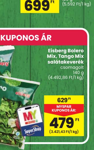 Eisberg Bolero Mix, Tango Mix salátakeverék