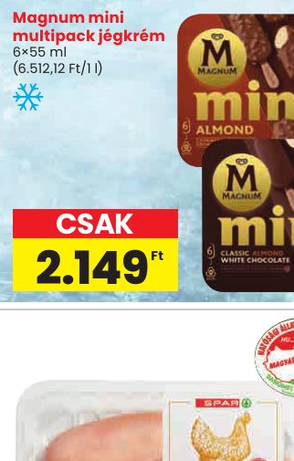Magnum mini multipack jégkrém