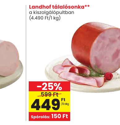 Landhof tálalósonka**