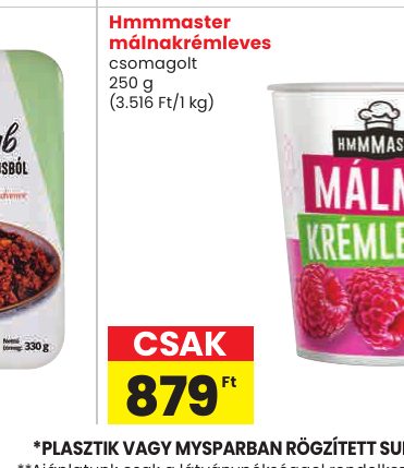 Hmmmaster málnakrémleves