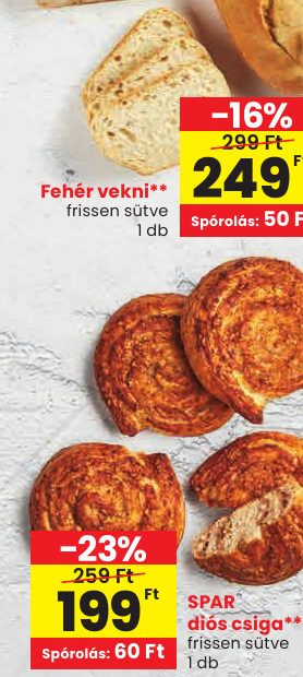 Fehér vekni**