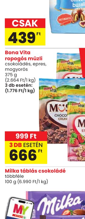 Bona Vita ropogós müzli