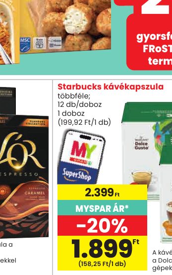 Starbucks kávékapszula