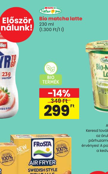 Bio matcha latte