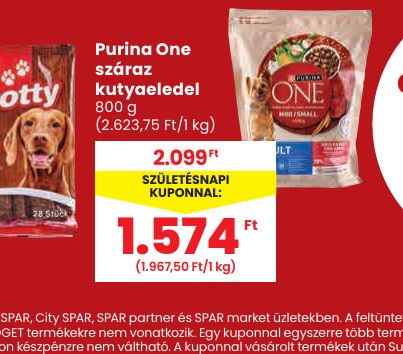 Purina One száraz kutyaeledel