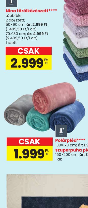 Nina törölközőszett****