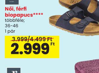 Női, férfi biopapucs****