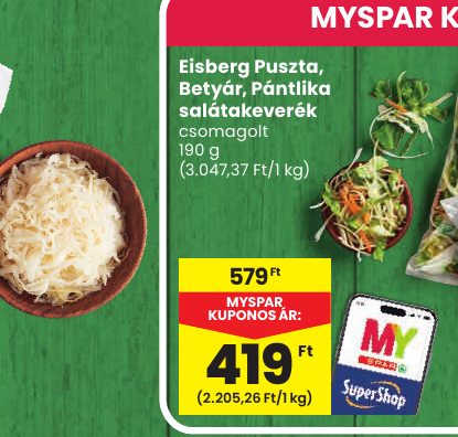 Eisberg Puszta, Betyár, Pántlika salátakeverék
