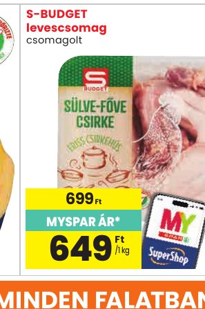S-BUDGET levescsomag
