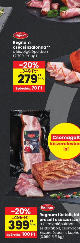 Regnum csécsi szalonna**