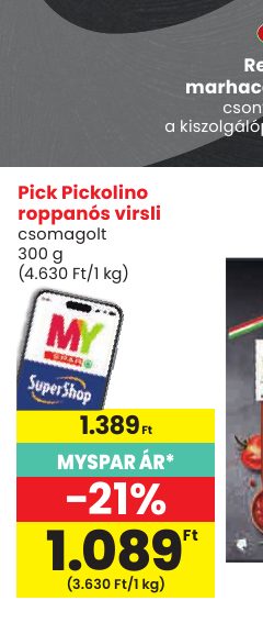 Pick Pickolino roppanós virsli