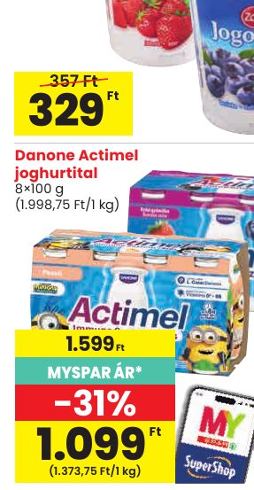 Danone Actimel joghurtital