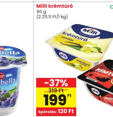 Milli krémtúró