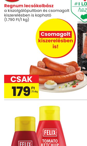 Regnum lecsókolbász