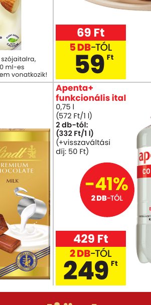 Apenta+ funkcionális ital