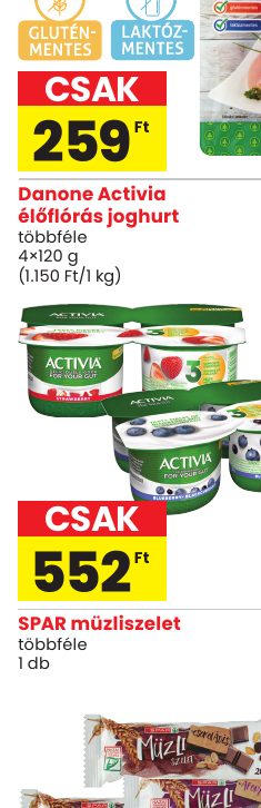 Danone Activia élőflórás joghurt