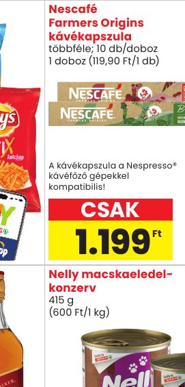 Nescafé Farmers Origins kávékapszula