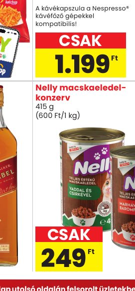 Nelly macskaeledel- konzerv