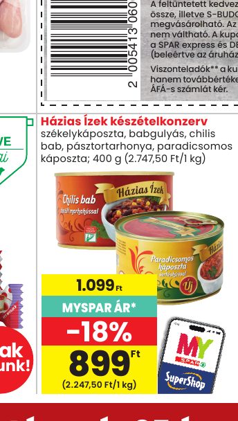 Házias Ízek készételkonzerv