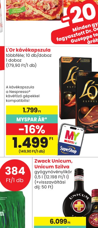 L'Or kávékapszula